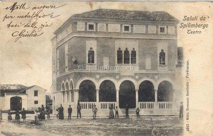 Spilimbergo, teatro 1900.jpg
